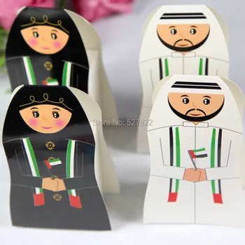 100PCS mais Recentes de Casamento Doces, Caixa do Favor de Partido Caixas de Presente árabe Embalagem de Doce de Caixa de Festa Duche Caixa de Presente EAU de Pessoas frete Grátis