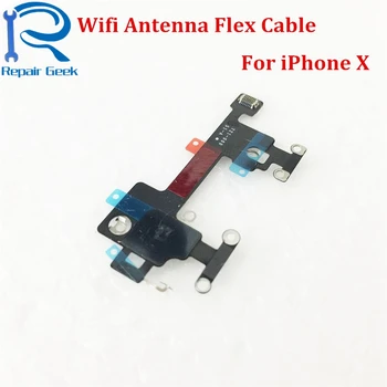 10pcs/Lot Novo de Alta Qualidade Antena WiFi Fita Flex Sinal de Cabo de rede do Conector Para o iPhone X Substituição de Peças de Reparo