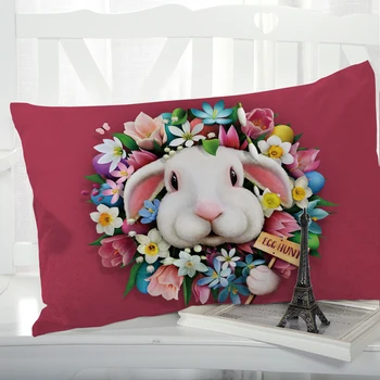 1pc de desenhos animados para Crianças fronha de Travesseiro Fronha da Cama Pillowcovers decorativos 50x70 50x75 3D para crianças de bebê cor-de-rosa