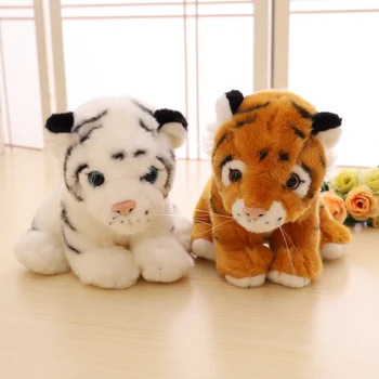 1PC Simulação Macio bichos de Pelúcia Tigre de Pelúcia Almofadas Animal de Peluche Boneca de Algodão Crianças Brinquedo Para Crianças Presente