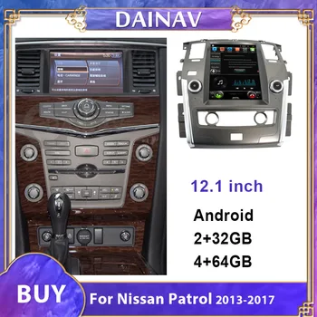 2 din auto-Rádio Leitor de Multimídia Para Nisssan Patrulha 2016 Vertical de Tela de Navegação GPS Autoradio DVD Player Multimídia Estéreo
