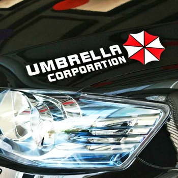 2 X Umbrella Corporation Reflexiva Etiqueta do Carro & Decalque Engraçado Acessórios para a Toyota, Ford, Chevrolet, Volkswagen Golf Honda