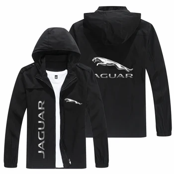 2022 a primavera e o outono homens JAGUAR logotipo da Jaqueta com Capuz popular impressão de moda casual solta piloto jaqueta de homens de rua Basebal