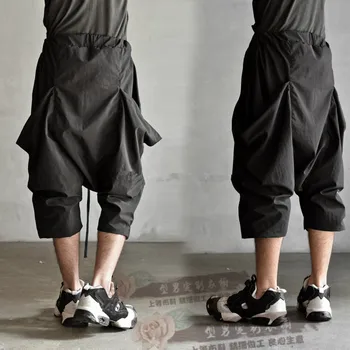 2022 Vestuário para homem de Cabelo GD Estilista de Moda Personalizada Casual Solta Capris Calças sarouel Plus Size Trajes 27-46