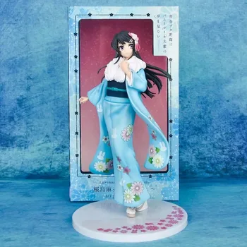23cm Anime Malandro Não Sonho coelhinha Sakurajima Mai PVC Figura de Ação Meninas Sexy Toys Collection Modelo Boneca Presentes