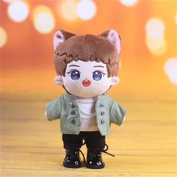 4pcs / set 20cm roupa de boneca Roupas de Boneca de 20cm de Pelúcia Bonecas Acessórios 20cm Ídolo da Boneca e Roupas para a Coreia do Kpop EXO Bonecas