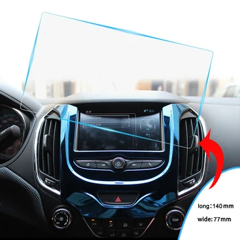 6.5 Polegadas GPS de Navegação de Tela de Aço Película Protetora de Tela LCD Filme Adesivos de carros Temperado de filme do Interior de Auto-Peças Estilo Carro