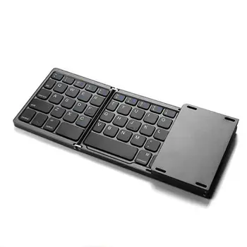 81 Teclas de Desgaste-resistente Laptop Tablet sem Fio Dobramento Teclado Ultra-fino Teclado sem Fio Recarregável