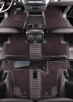 Alta qualidade tapetes! Especiais personalizados carro tapetes para Acura MDX 7 lugares 2021-2014 impermeável casal camadas de tapetes,frete Grátis