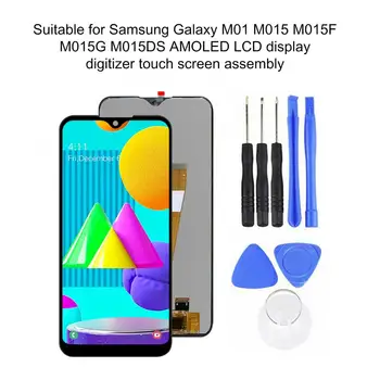 AMOLED Digitador da Tela de Toque LCD de Montagem de Peças para Samsung Galaxy M01