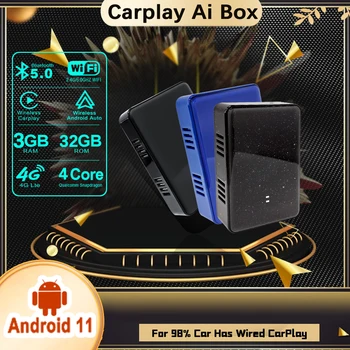Carplay Ai Caixa Com Fios Jogo De Carro 11 Android Android Auto Leitor Multimédia De Navegação Da Apple Carplay Carplay Sem Fio