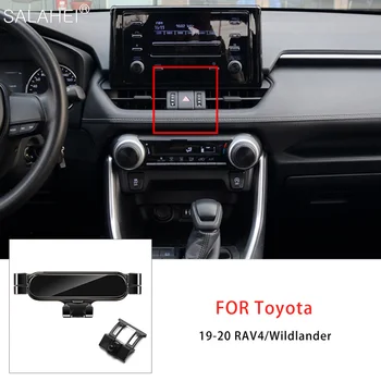 Carro de Telefone do Suporte de Montagem de Automóveis de Ventilação de Ar de Mãos Livres do Telefone de pilha Bracke Para Toyota RAV4 XA50 2019 2020 2021 Auto Acessórios