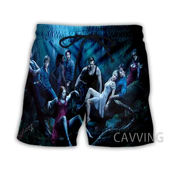 CAVVING Impressos em 3D True Blood Verão Calções de Praia Streetwear Seca Rápido, Shorts Ocasionais de Suor Shorts para Mulheres/homens H01