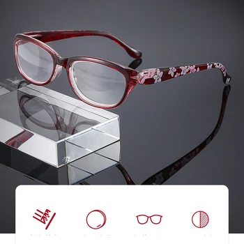 CLARA VIDA 2Pcs!!! 2021 Nova Moda Anti-Blu-ray Óculos de Leitura Feminina Senhoras+1.0+1.5 +2.0 A +4.0