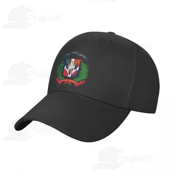 Emblema Nacional Da República Dominicana Brasão De Armas Do Sol Boné De Beisebol Pai Chapéus Ajustável Para Homens Mulheres Unisex Legal Chapéu Ao Ar Livre