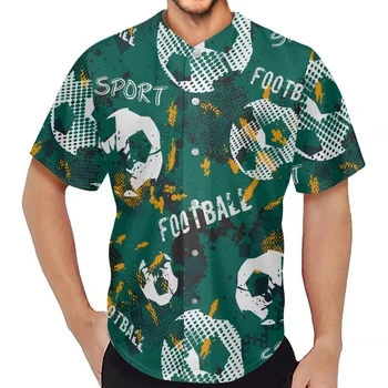 Futebol Futebol Padrão De Lazer, Férias De Jogo Personalizado De Beisebol Camisa De Sublimação Impresso Equipe De Beisebol Jersey Softball