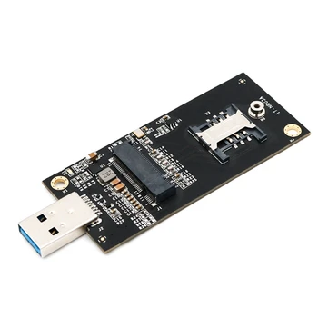 M2 Adaptador USB NGFF(M. 2) Chave B do USB 3.0 Adaptador de SIM 6Pin Slot Para WWAN/LTE Módulo