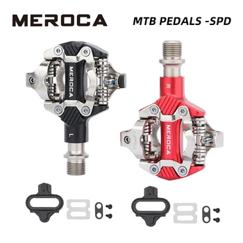 MEROCA Clique em Pedais SPD-M540 Multifuncional Liga de Alumínio Rolamento Vedado Para Corrida de Bicicleta de Auto-bloqueio do Pedal De MTB pedais
