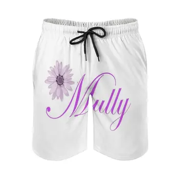 Mully . Mully Desenhado à Mão, Design de Cores Incríveis Homens de Esportes Curto Praia, Shorts de Surf de Natação Boxer Troncos de Natação Mully Mully