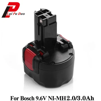 NI-MH Substituição da Bateria da Ferramenta eléctrica 2.0/3.0 Ah 9.6 V para Bosch: BAT100,2607335272,GSR 9.6 V,BH984,32609,2607335453