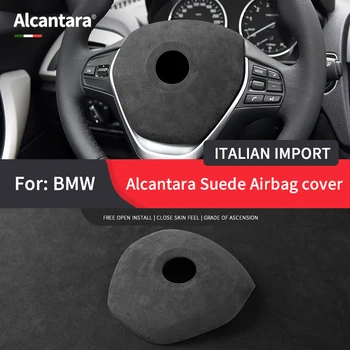 para a BMW 5/6/7 série GT X1 F chassi cobertura de volante modificação Alcantara de peles para cobrir o interior de alto-final modificação