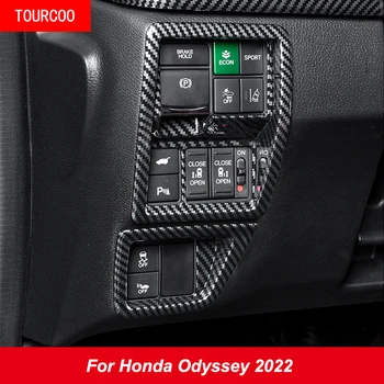 Para Honda Odyssey 2022 Carro da Frente do Farol Interruptor de Botão de Guarnição Tampa ABS Modificado Acessórios