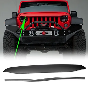 Para Jeep Wrangler JK para o período 2007-2017 Carro Disfarçado Nighthawk Luz da Testa Olhar Irritado Grade Dianteira