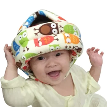 Recém-Bebê Capacete de Segurança Macio e Confortável Tampa de Proteção Infantil Capacete da Cabeça Almofada para Bebé Crianças
