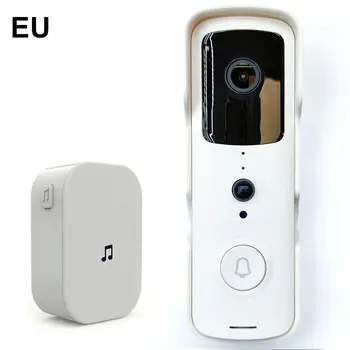 T30 de Vídeo sem Fio Campainha Exterior da Câmera Inteligente de Monitoramento de Campainha com uma Resolução de 1080P Intercomunicador de Vídeo de Telefone Campainha