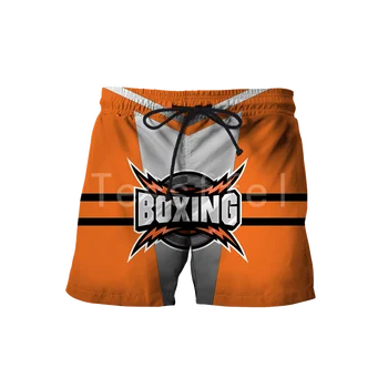 Tessffel de Boxe Esportes Impressos em 3D 2021 Nova Moda de Verão, Shorts Ocasionais de Homens/Mulheres Harajuku Soltas de Praia de Transporte da Gota Estilo-B38