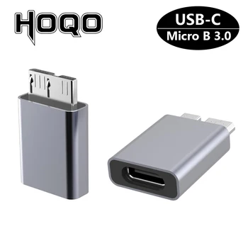 Tipo de Adaptador USB C C Fêmea do USB 3.0 Micro-B conector Macho Para Galaxy S5 Nota 3 Seagate WD Toshiba disco Rígido Externo da Câmara