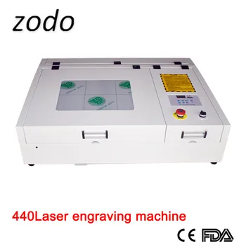 ZD440 40WCO2 CE Máquina de gravação a Laser 4040 Gravado Presentes Ferramentas de gravação De Acrílico, Papel Cristal Carimbo Com Honeycomb Tabela