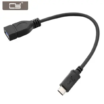 Zihan Reversível USB 3.0 3.1 Tipo C Conector Macho de a de Uma mulher OTG Cabo de Dados para o Tablet Celular de 90 Graus Ângulo Direito